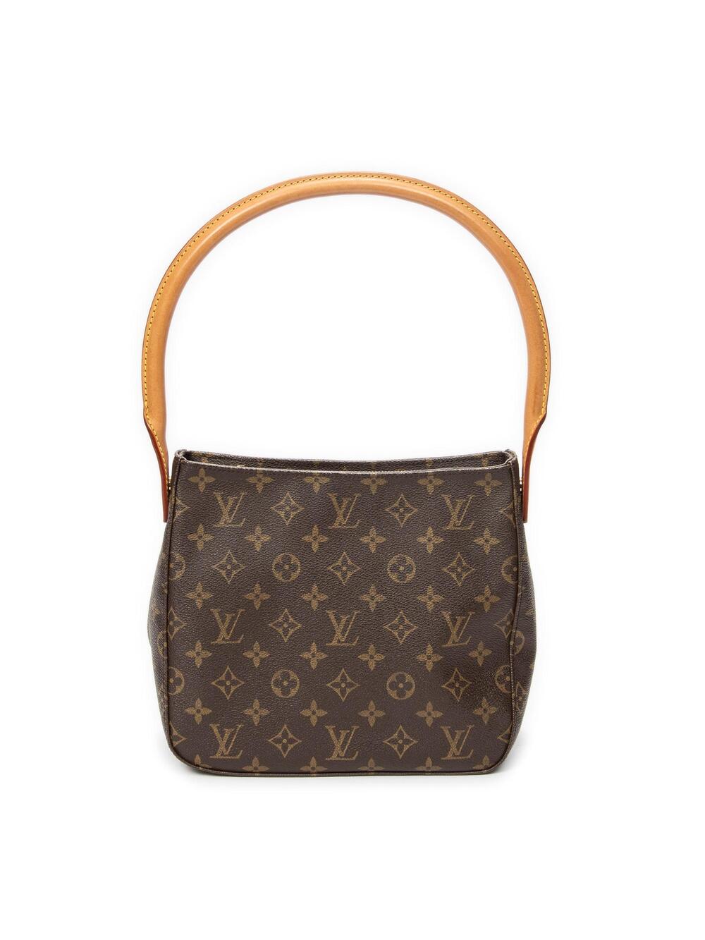 Louis Vuitton Looping Handbag Canvas Mm #376608L11B